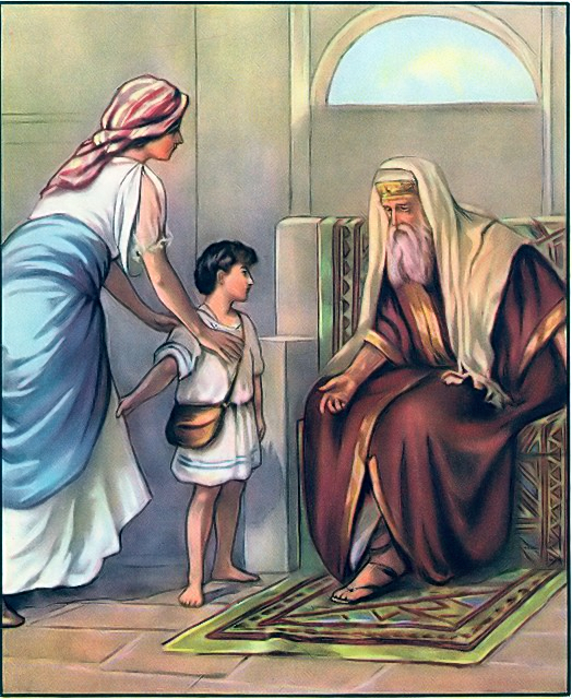 Samuel is presented to Eli I Samuel 1:24-28