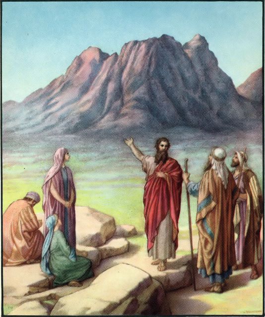 Moses' farewell Deuteronomy 33:1