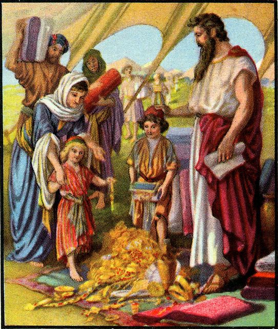 Freewill Offering for the Tabernacle Exodus 35:22-29