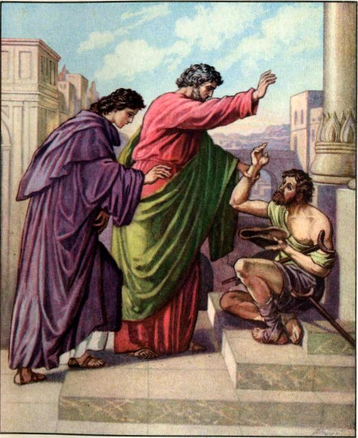 Peter and John Heal a Beggar Acts 3:1-6